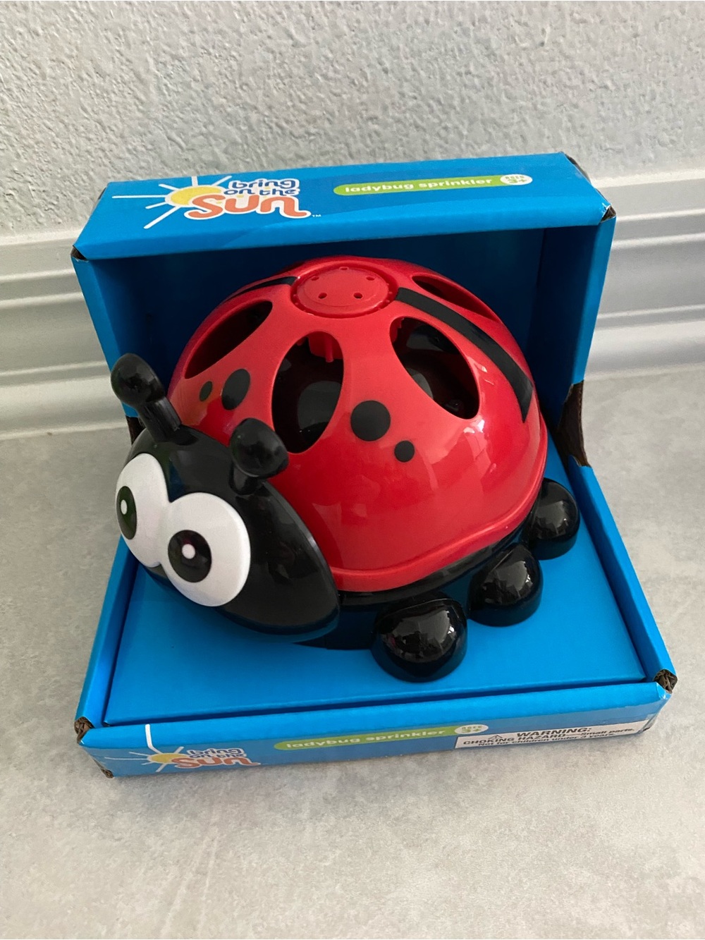 Brand new Ladybug Bath Sprinkler Toy - Red and Black game toy
